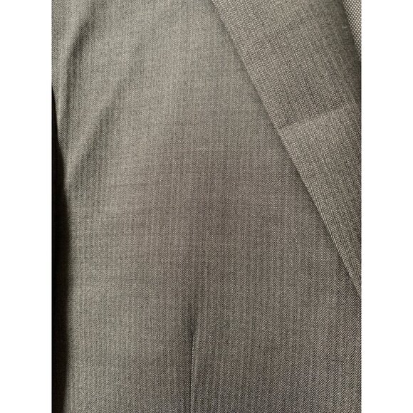 Awareness Kenneth Cole Mens 40R Gray Stripe Sports Coat 2 Button Duel Vent - Picture 4 of 4